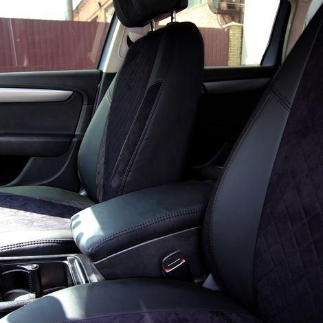 Чохли на сидіння з екошкіри та антари Ford C-Max II 2010-2014 EMC-Elegant | Зображення 1