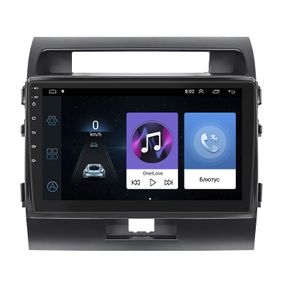 Штатная магнитола Lesko для Toyota Land Cruiser 200 Series Рестайлинг 1 2012-2015 экран 10" 1/16Gb Wi-Fi GPS