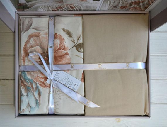 Постільна білизна First Choice Ranforce 160 х 220 см сімейний Benedic Cappuccino | Зображення 2