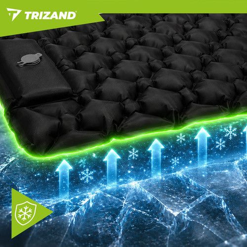Самонадувающийся одноместный матрас Trizand 27682 190×60 см с помпой и чехлом | Зображення 8