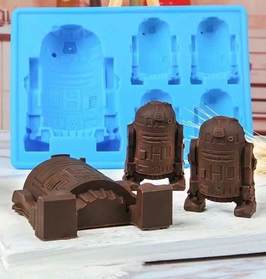 Силіконова 3D форма для льоду Star Wars R2-D2 дроїд (код: SKU-1501759701) | Зображення 1