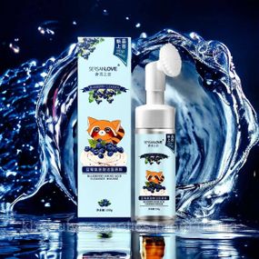 Пінка-мус для вмивання SERSANLOVE Blueberry Amino Acid Cleanser Mousse з екстрактом чорниці 150 мл