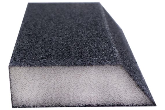 Губка шлифовальная Intertool - 110 x 75 x 25 мм x P240 трапеция (HT-0824) | Зображення 1