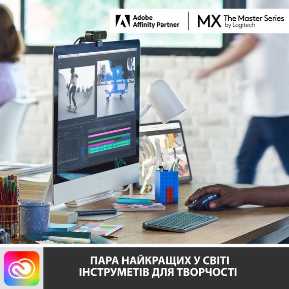 Клавіатура Logitech MX Keys Mini Minimalist Wireless US Pale Grey (920-010499) | Зображення 8
