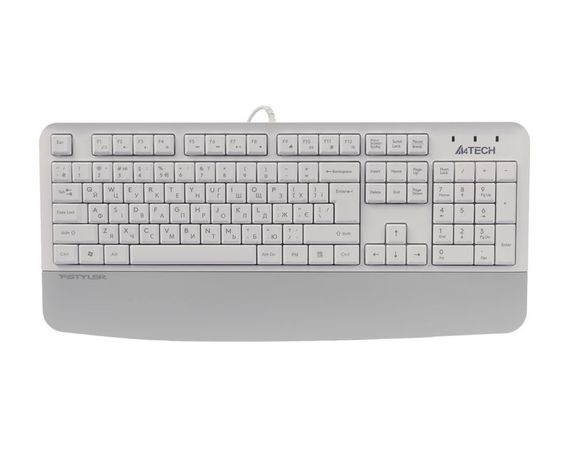 Клавіатура дротова A4Tech Fstyler FK20, USB, колір білий