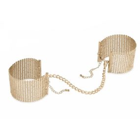 Браслети-наручники Bijoux Indiscrets золоті, OS Sex Aura