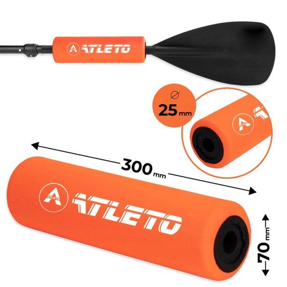 Поплавок для SUP-весла Atleto A-012 неопреновый для сапборда оранжевый 42412178 | Зображення 4