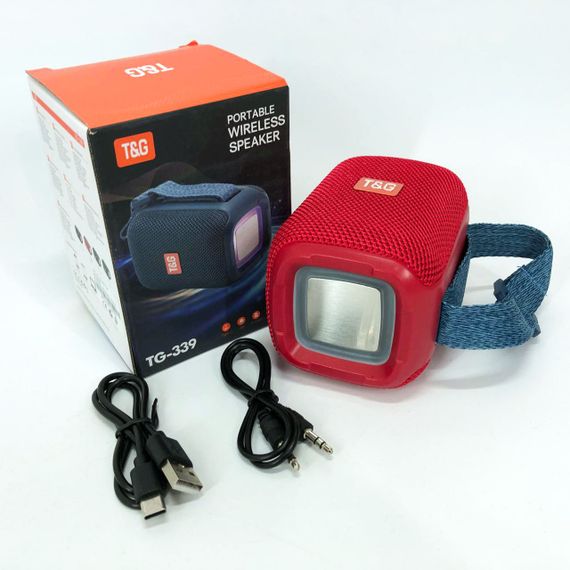 Гучна якісна блютуз колонка TG339, Лампа блютуз колонка Портативна бездротова якісна QH-56