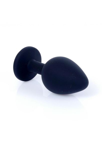Анальна пробка - Jewellery Silicone Black Plug M Pink Sex Aura | Зображення 2