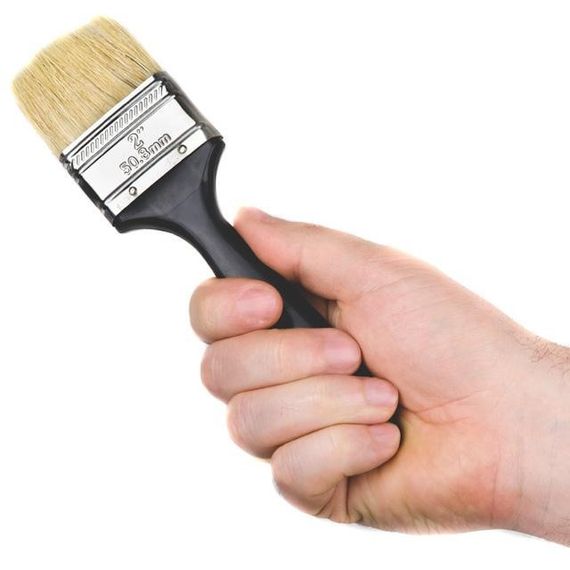 Пензель флейцевий 50*12*38 мм, пластикова ручка INTERTOOL KT-1350 | Зображення 3