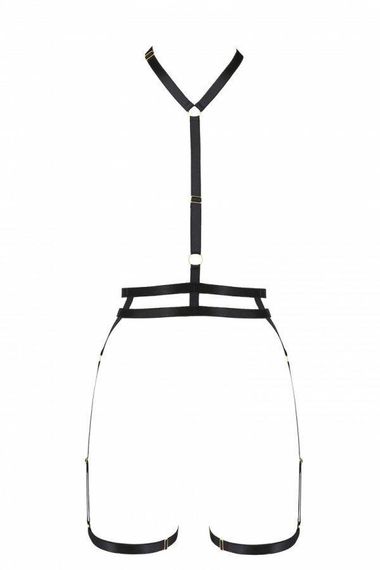 Портупея-стрепы с двойным ремнем Passion Exclusive DENIRA XXL/XXXL, black sexstyle