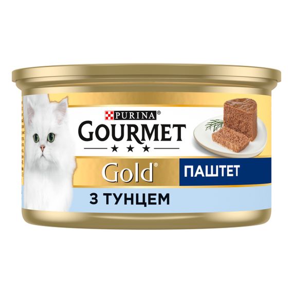 Вологий корм для котів з тунцем Gourmet Gold, 85 гр | Зображення 1