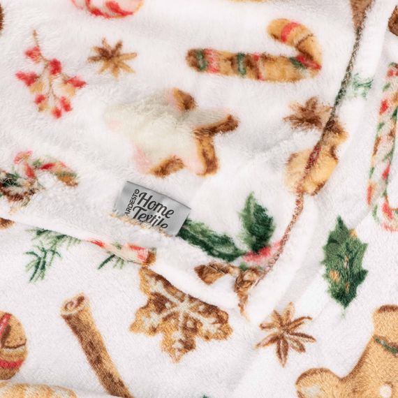 Плед Ardesto Flannel 160х200см, імбирні пряники (ART0118PB) | Зображення 4