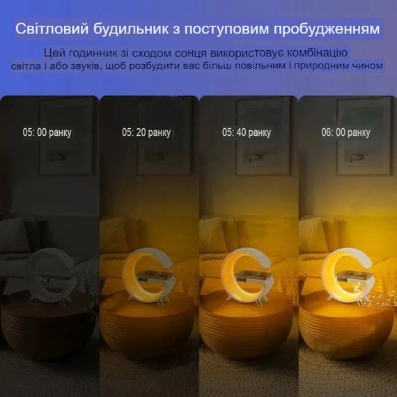 Настольная лампа c колонна RGB-подсветкой Bluetooth L39 (44588-_276) | Зображення 8