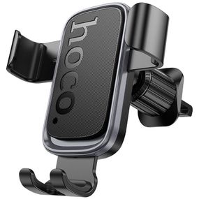 Автотримач Hoco H80 Vista gravity (air outlet) Black / Metal gray