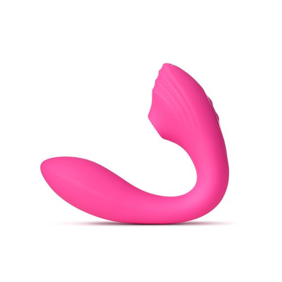 Вакуумний вібратор 2 в 1 Pearl Vibe, рожевий, So Divine (Велика Британія) Sex Aura | Зображення 2