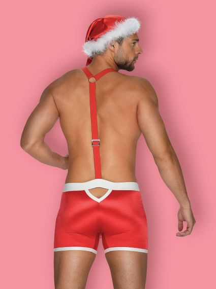 Новорічний костюм Санта-Клауса Obsessive Mr. Claus, червоно-білий, L\XL sexstyle | Зображення 3