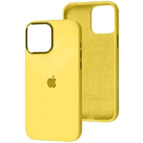 Чохол Silicone Case Metal Buttons (AA) для Apple iPhone 14 Pro (6.1")