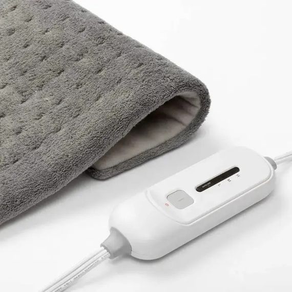 Зігрівальна електрична масажна підстилка – грілка MASSAGING WEIGHTED HEATING PAD від болю в спині | Зображення 3