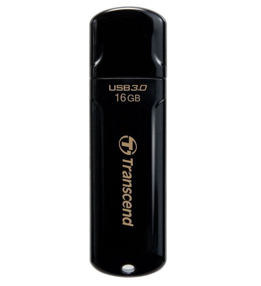 Накопитель Transcend 16GB USB 3.1 JetFlash 700 Black (TS16GJF700) | Зображення 1