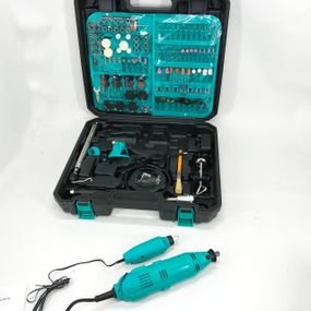 Ручний електричний гравер + гравер Mini 12V з 236 насадками, електричний електричний міні, SA-318 Дриль гравер