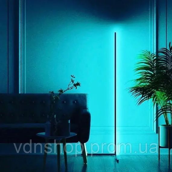 Угловой LED торшер Ledox Design с пультом и регулируемой яркостью 330 цветовых комбинаций | Зображення 5