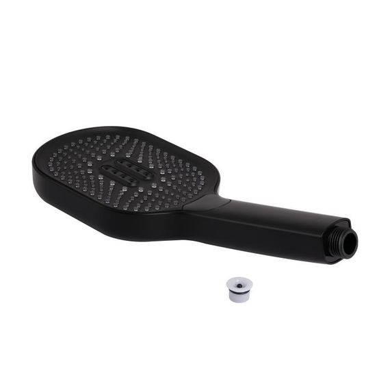 Лейка для ручного душа Qtap Rucni 140*110 мм QTRUC125BLM45961 Black Matt | Зображення 2