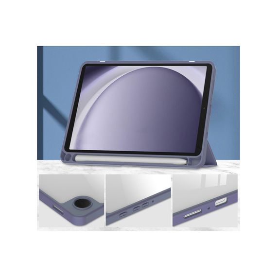 Чохол до планшета BeCover Soft Edge stylus holder Samsung Tab A9 SM-X115 8.7" Purple (710360) | Зображення 2