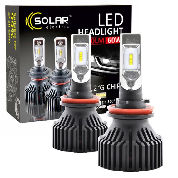 8311 SOLAR LED SOLAR H11 12/24V 6500K 8000Lm 60W ZES Chip