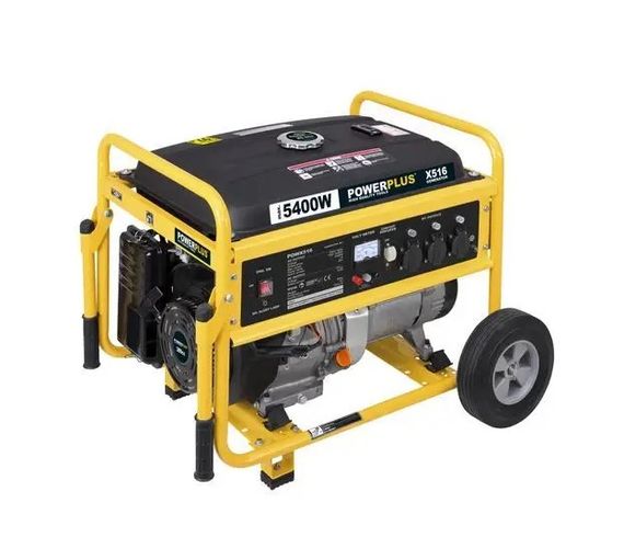 Бензиновий генератор VeGA POWER PLUS X516 5,5/5,0 кВт, однофазний, ручний запуск (pow516)
