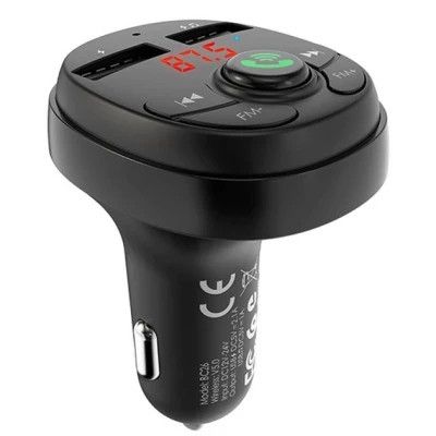 FM модулятор BOROFONE BC26, Black, Box