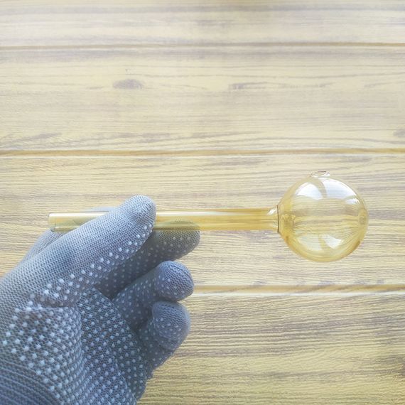 Стеклянная трубка Globe Long Oil Yellow | Зображення 1