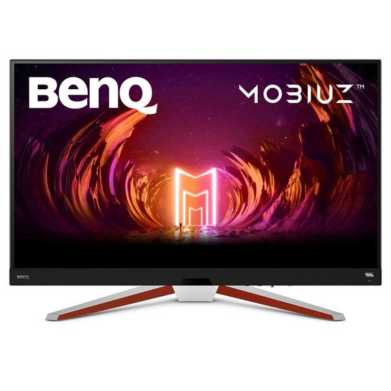 TFT 32" BenQ EX3210U, 4K UHD, IPS, 144Hz, 1 мс, HDMI, DP, USB-hub, HAS, колонки, білий | Зображення 1