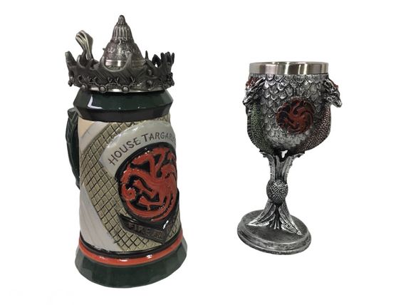 Подарочный набор Кружка Game Of Thrones House Targaryen Fire And Blood Игра Престолов и Fire And Blood Кубок