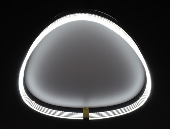 Люстра світлодіодна стельова LED світильник для квартири на стелю лед 27890 Білий 8х48х48 см. | Зображення 5