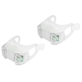 Велосипедный фонарь маячок HJ-009, 2 LED, белый, 2шт