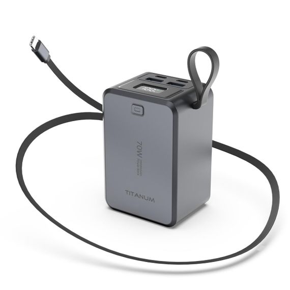 Повербанк 20000mAh TІTANUM WP049 PD70W Grey | Зображення 1