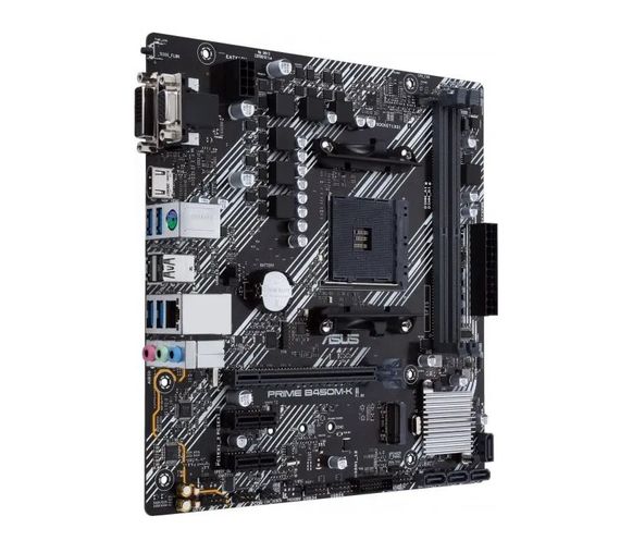 Материнcька плата ASUS PRIME B450M-K II sAM4 B450 2xDDR4 HDMI DVI D-Sub mATX (90MB1600-M0EAY0) | Зображення 1