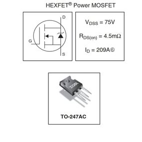 Транзистор полевой IRFP2907 IRFP2907PBF TO-24