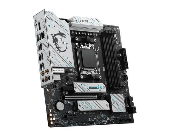 Материнcька плата MSI B650M GAMING PLUS WIFI sAM5 B650 4xDDR5 HDMI DP WiFi BT mATX 911-7E24-013 | Зображення 2