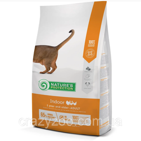 Сухой корм Natures Protection Indoor для кошек живущих в помещении, 7 кг