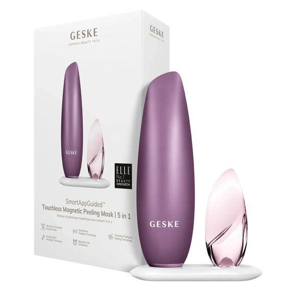 Бесконтактная магнитная пилинг-маска GESKE Touchless Magnetic Peeling Mask 5в1 starlight, Розовый