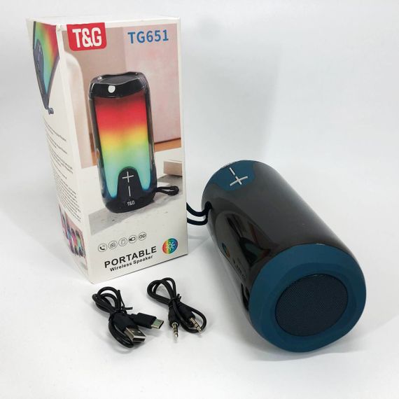 Портативна колонка з Bluetooth TG651, Потужна переносна акустична колонка, WE-291 Акумуляторна переносна | Зображення 8