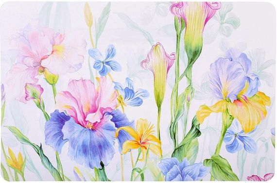 Набір 12 сервірувальних серветок 28x43см підтарільники Floral-090, поліпропілен