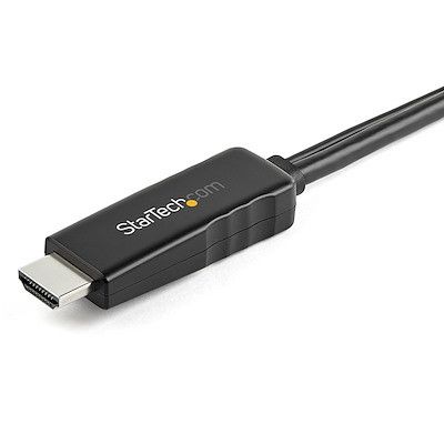 Кабель HDMI-Mini DisplayPort, 6 футів (2 м), 4K, 30 Гц — активний перехідний кабель HDMI-mDP зі звуком — живиться | Зображення 3