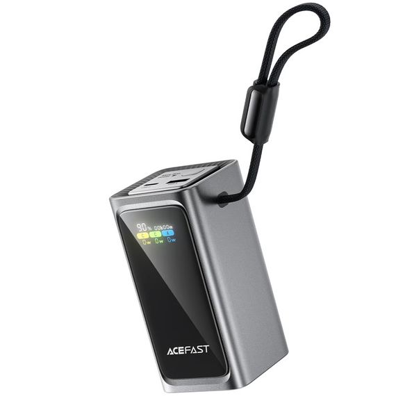 Портативний ЗП Power Bank Acefast M33 100W 20000 mAh Metal gray | Зображення 1