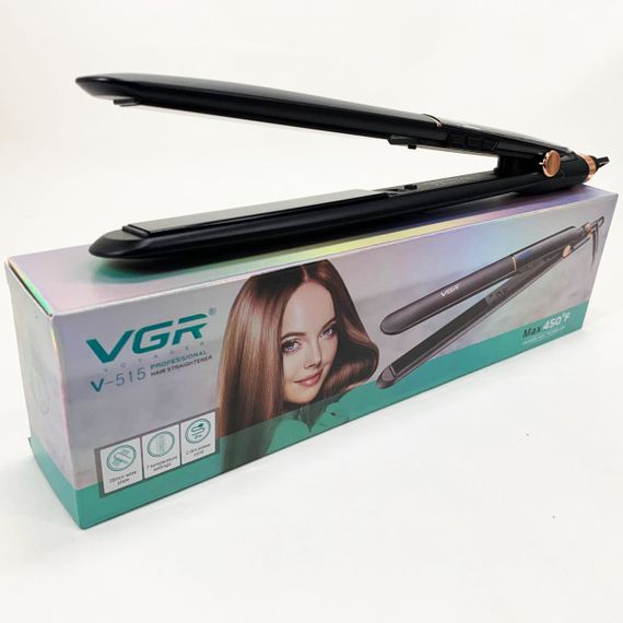Утюжок-выпрямитель мощный VGR, Утюжок для волос узкий, Утюжок для ухода за волосами RP-72 | Зображення 2