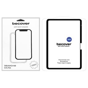 Стекло защитное BeCover 10D Apple iPad Air 13&quot; M2 2024 Black (711676)