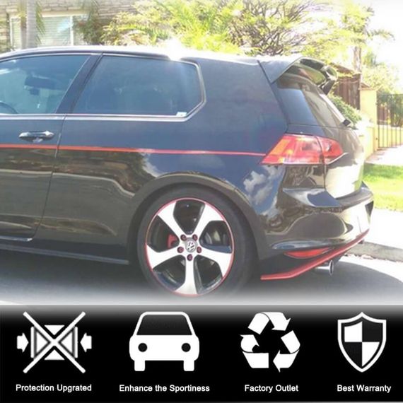 Спойлер V5 (для GTI/R HB, Карбон) для Volkswagen Golf 7/E-Golf 2012-2020 рр | Зображення 3