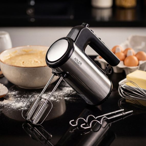 Миксер ручной Adler AD 4232, кухонный миксер 900 Вт, 5 скоростей, Turbo, насадки для теста и крема | Зображення 2